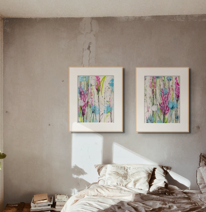 Cornflowers and foxgloves 2